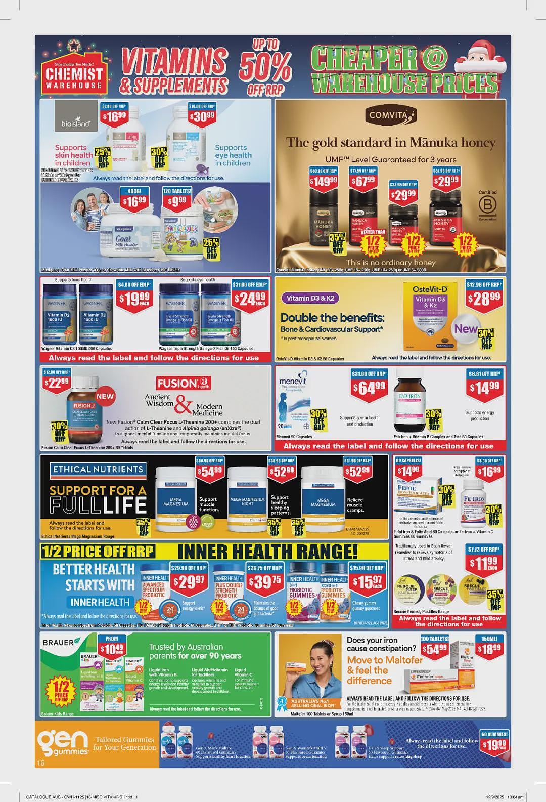 抓紧！【Chemist Warehouse】药店大量半价 + 今天再减去20%（组图） - 17