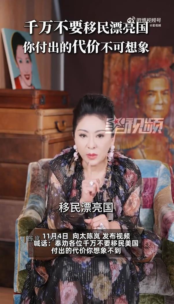 向太陈岚不准子女去美国读书:如果他们敢去,我把钱捐了(组图) - 4