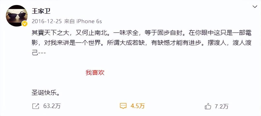 王家卫“录音门”冲上热搜,很多人其实没有看懂……(组图) - 5