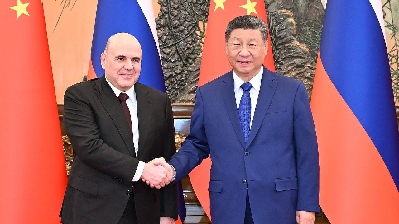习近平晤米舒斯京，称中俄关系风浪中笃定前行，吁促进各产业合作（组图） - 1