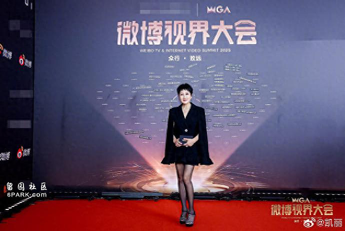 张凯丽回应红毯穿黑丝：我才63正是闯的年纪（图） - 1