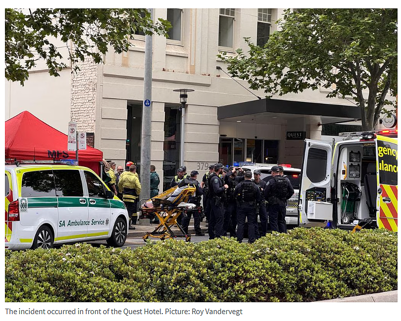 阿德CBD有人从阳台坠楼身亡（组图） - 2