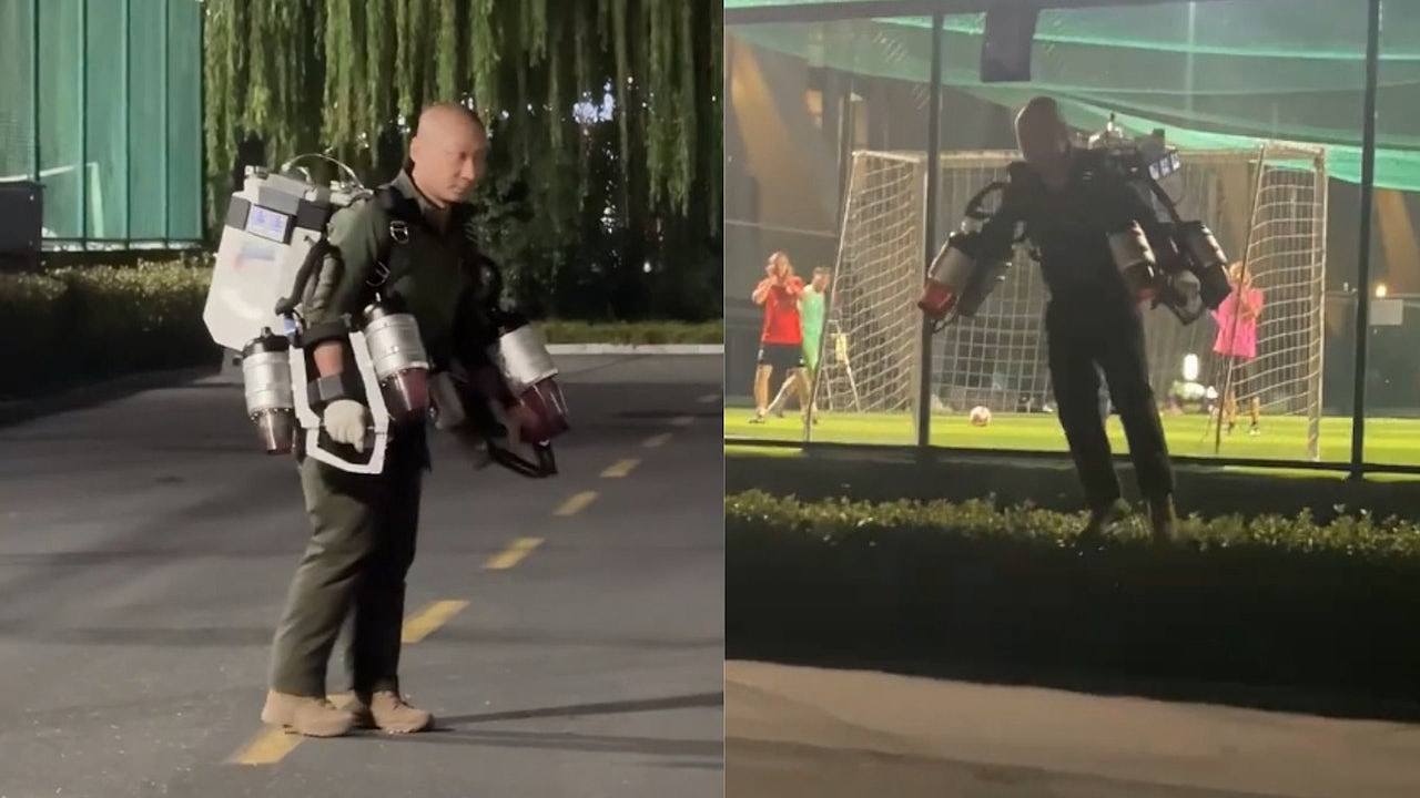 如Marvel Iron Man!疯传浙江大学“喷射飞行背囊”校园试飞成功(视频/组图) - 1