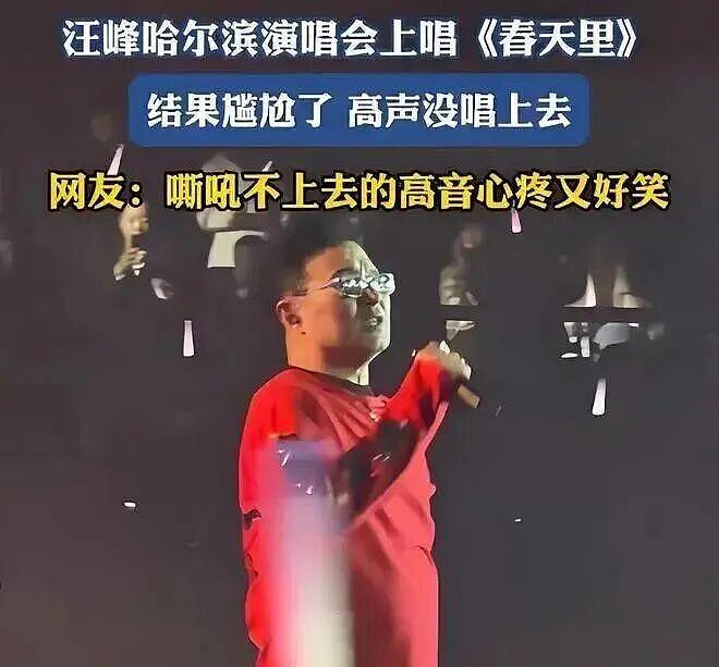 汪峰演唱会翻车唱不上去,葛荟婕精准补刀:只往女人身上使劲正常(组图) - 4