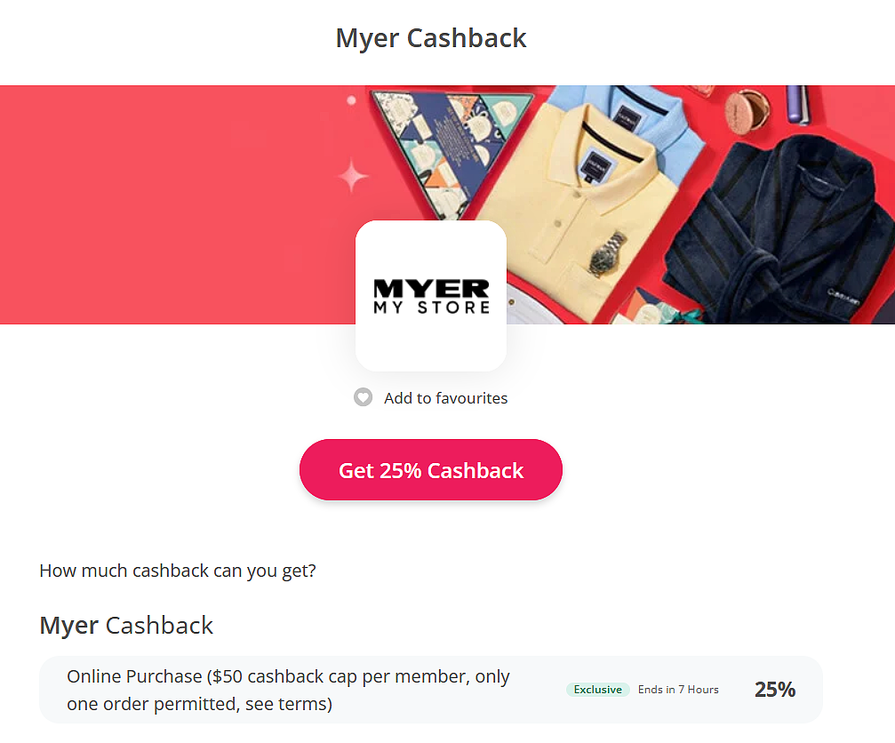 10pm截止！【Myer】今晚折上折（组图） - 1
