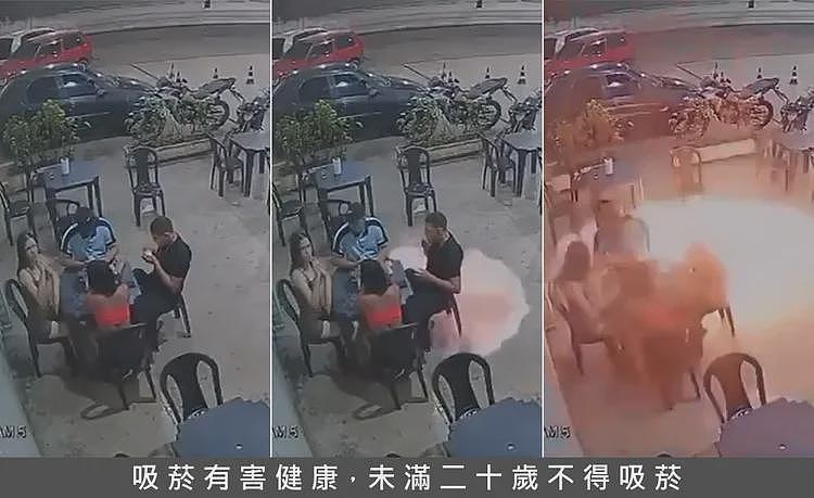 男子加油站抽烟“火柴随手扔”，瞬间引发大火，监控拍下全程（视频/组图） - 1