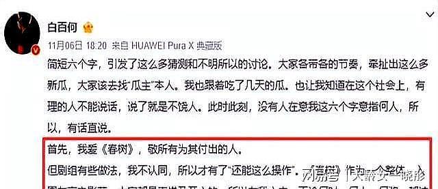 郝蕾暗讽辛芷蕾,不料辛芷蕾发长文回击,网友:内娱回到十年前了(组图) - 2