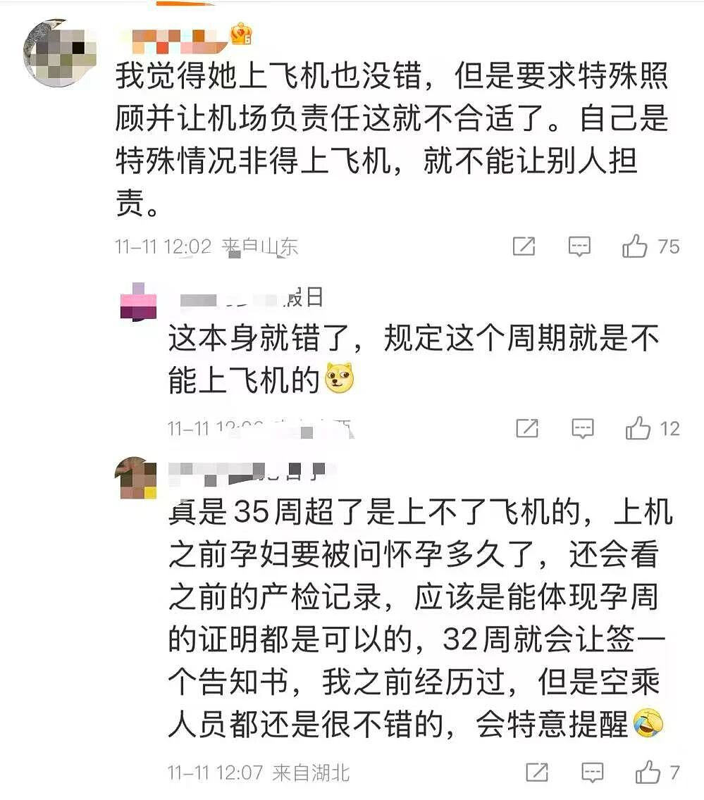 怀孕超35周孕妇，被劝下飞机！要求被特殊照顾，但无法提供适航证明，机长出来劝都不听，最终警方介入（视频/组图） - 4
