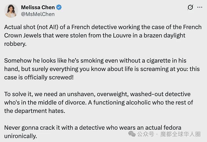 卢浮宫劫案还没破,网友先嗑疯了法国神探!帅到离谱,火遍全网(组图) - 9