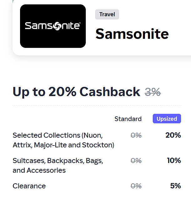 双11折上折!【Samsonite 新秀丽】箱包最新特卖(组图) - 2