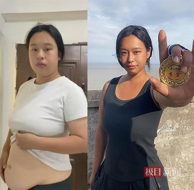 25岁东北女孩参加海岛求生赛35天瘦28斤：吃了50只老鼠，拿季军获奖7500元（视频/组图） - 1