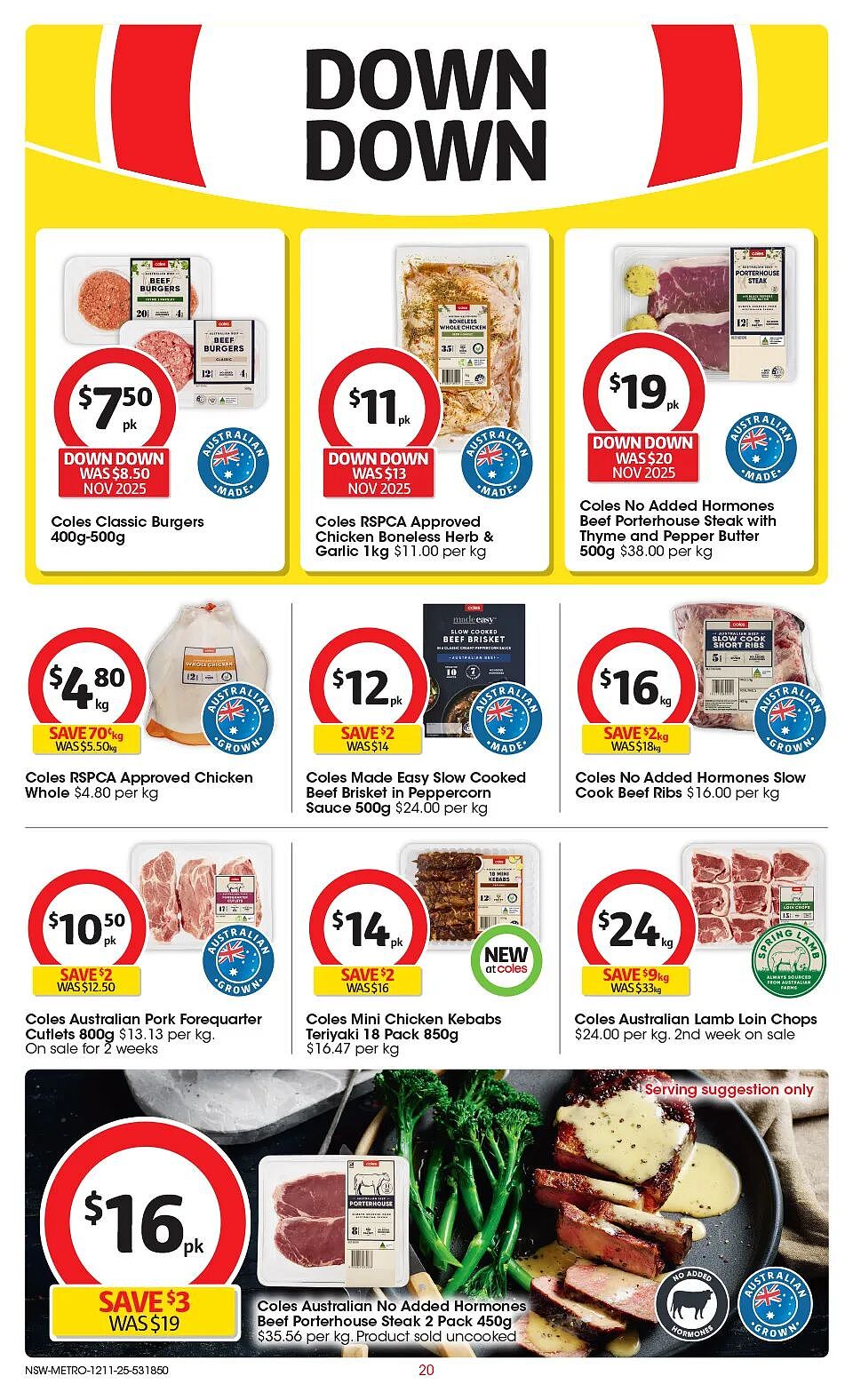 11月12日!Coles本周三最新半价商品目录出炉!(组图) - 20