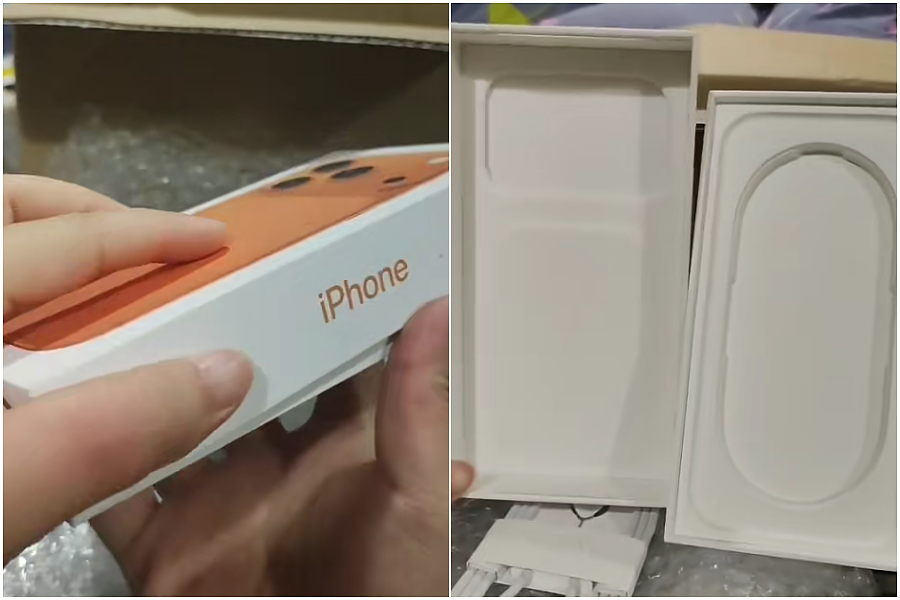 买iPhone 17 Pro开箱瞬间傻眼！网红错愕：只收到充电线（组图） - 1