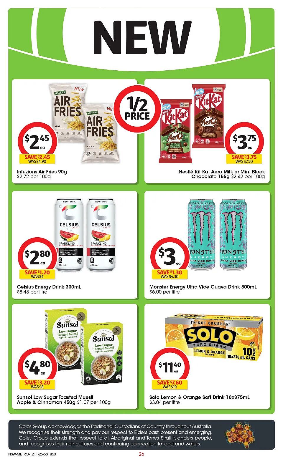 11月12日!Coles本周三最新半价商品目录出炉!(组图) - 26