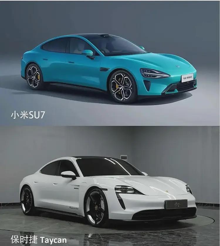 雷军坚称小米SU7无抄袭被打脸!网友:不是抄,是全部搬运(组图) - 2