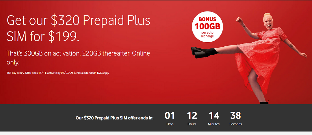 折扣加码！【Vodafone】手机预付卡又降（组图） - 1