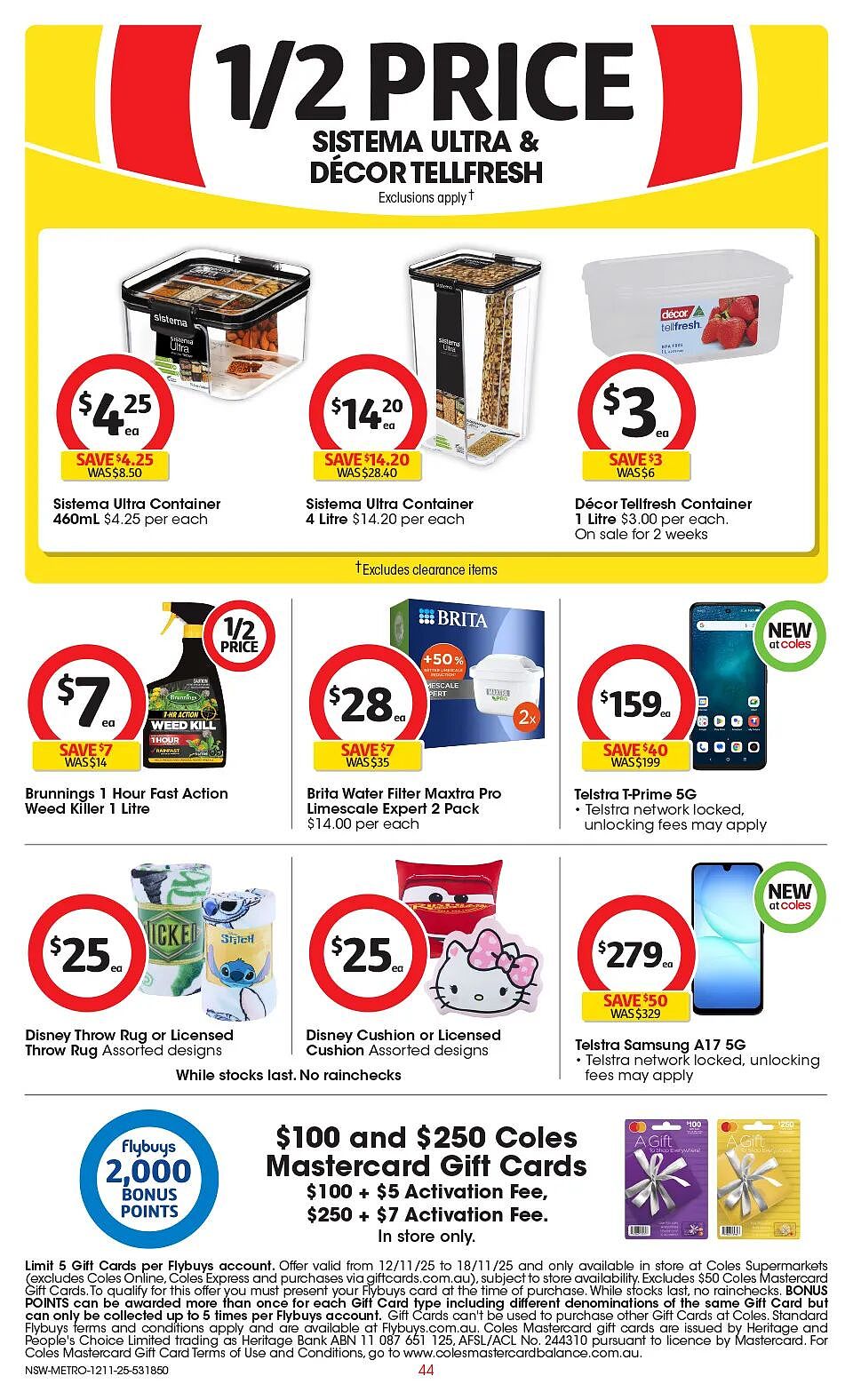 11月12日!Coles本周三最新半价商品目录出炉!(组图) - 44