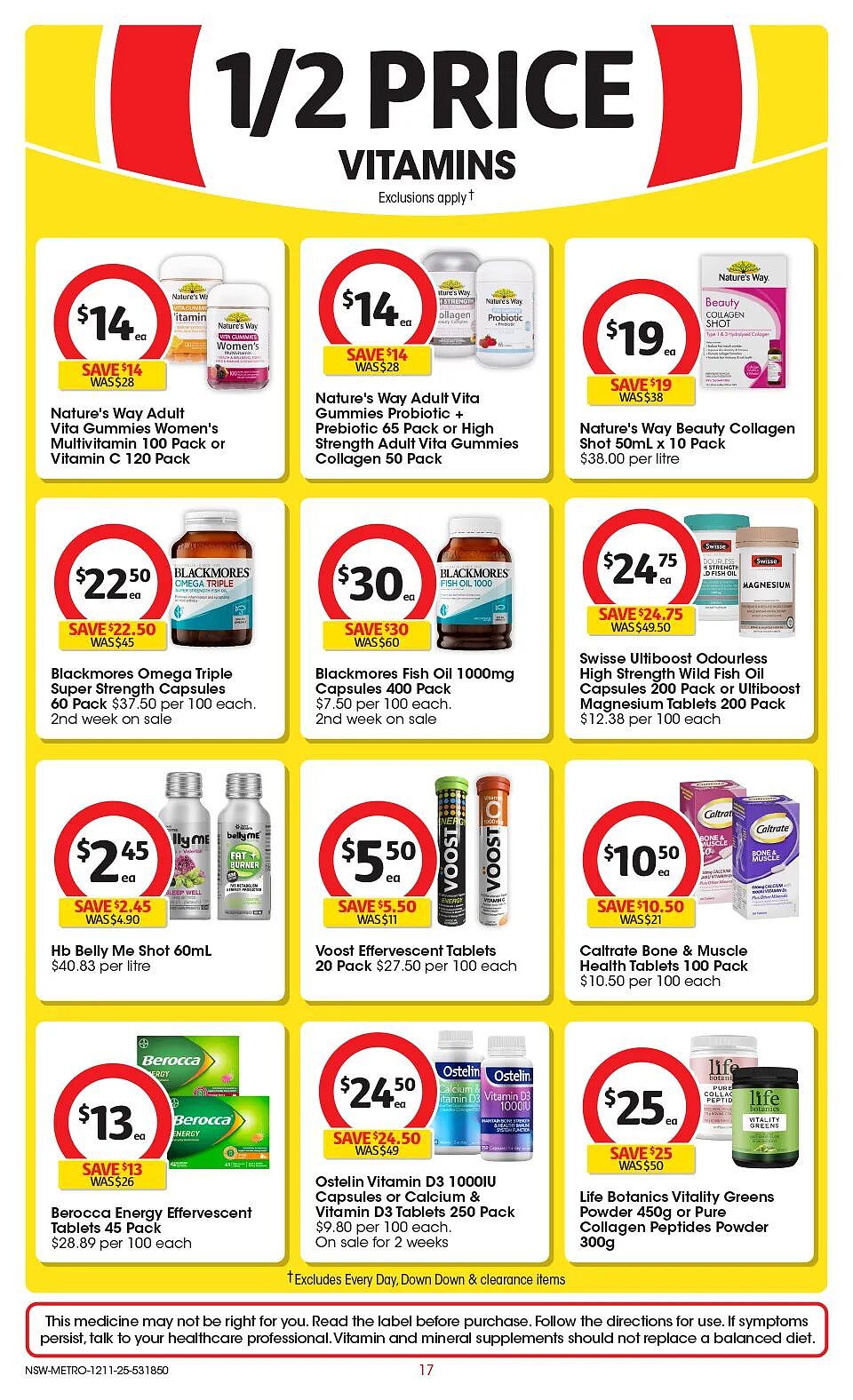 11月12日!Coles本周三最新半价商品目录出炉!(组图) - 17