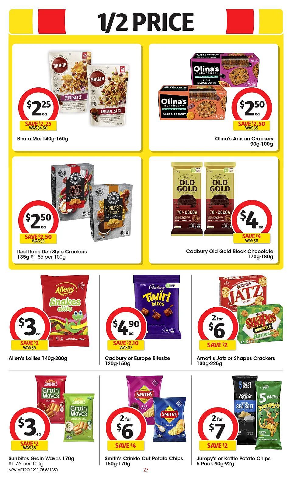11月12日!Coles本周三最新半价商品目录出炉!(组图) - 27