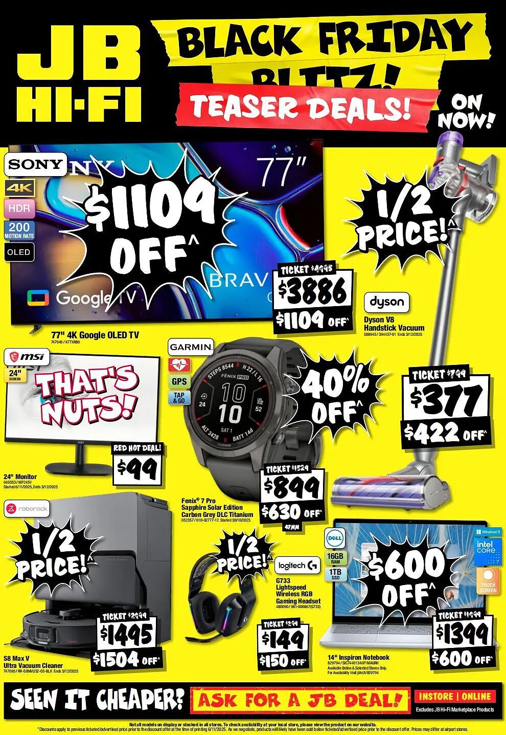【JB Hi-Fi】首期黑五大促优惠目录放出(组图) - 16