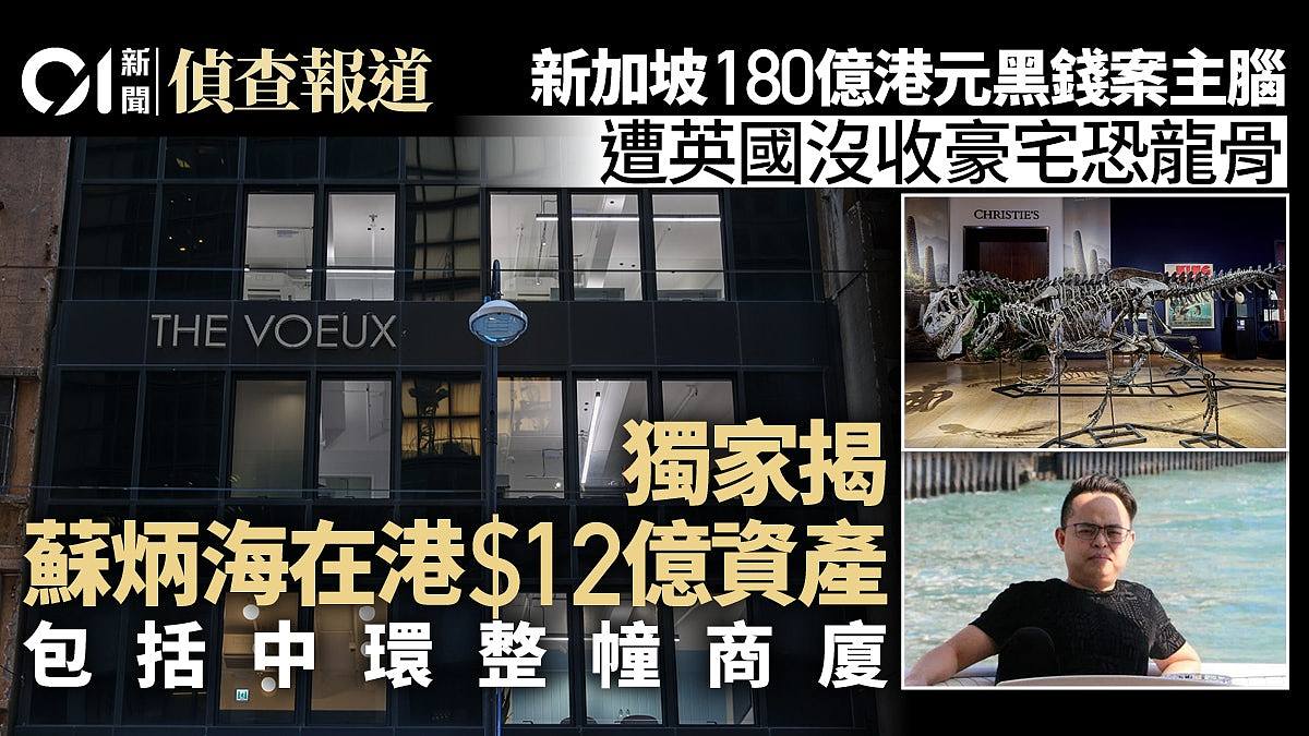 新加坡洗钱案逃犯苏炳海拥中环整幢商厦，恢复港公司运作（组图） - 1
