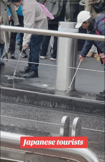 一群日本人被拍到在墨尔本地标建筑捡垃圾！澳洲主持人：这太羞耻了（组图） - 2