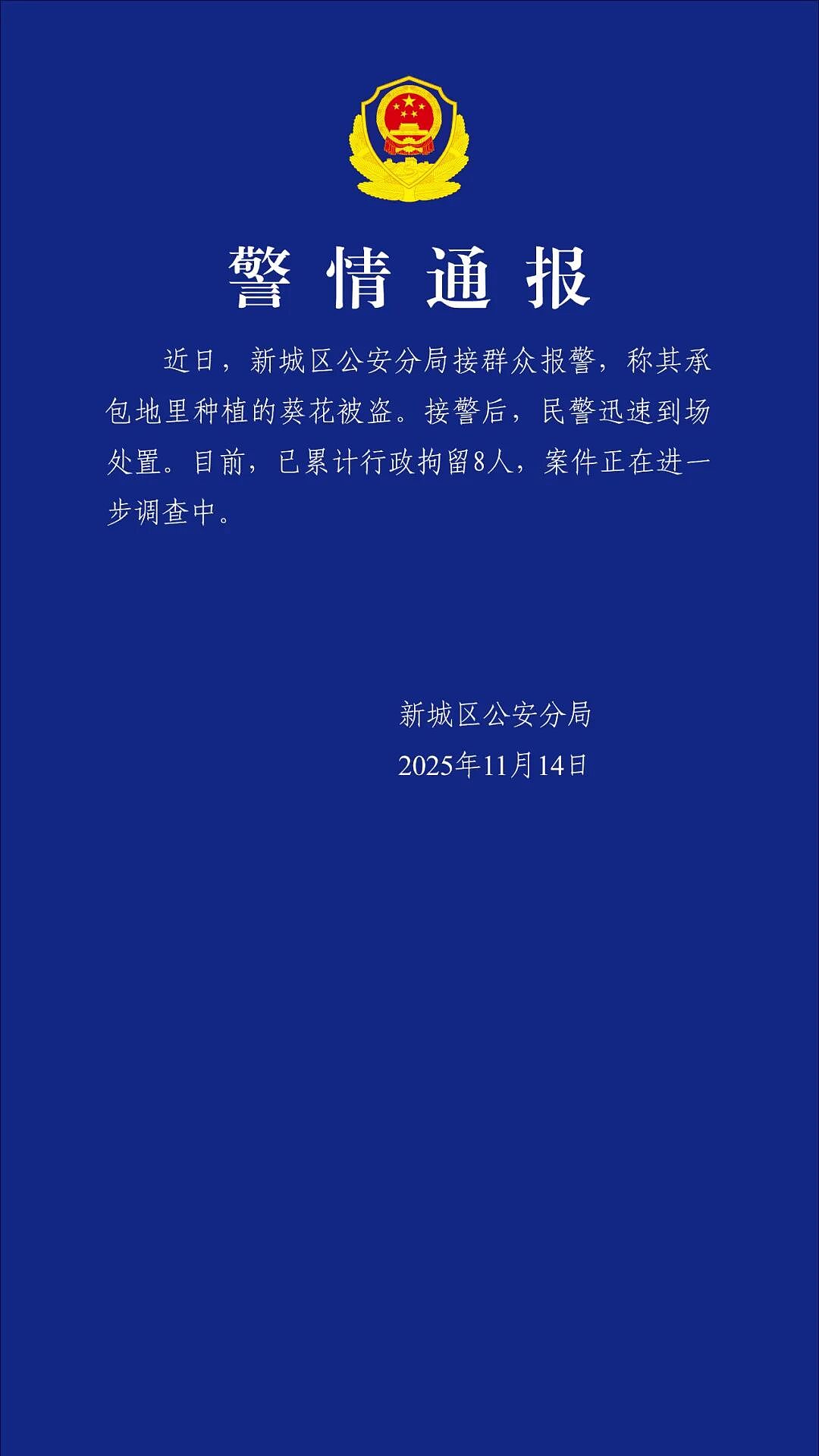 100亩向日葵遭周边村民哄抢破坏，警方已拘留8人！“30%被抢走，70%被糟蹋，损失50万元”（组图） - 1