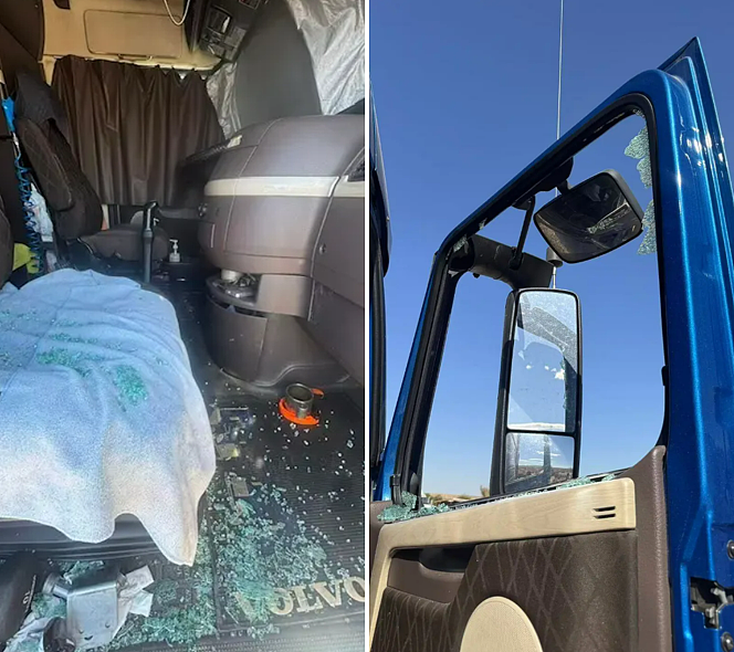 南加州华人卡车公司突遭警方大规模搜查！员工被戴手铐押近两小时，多辆卡车被砸坏（组图） - 3