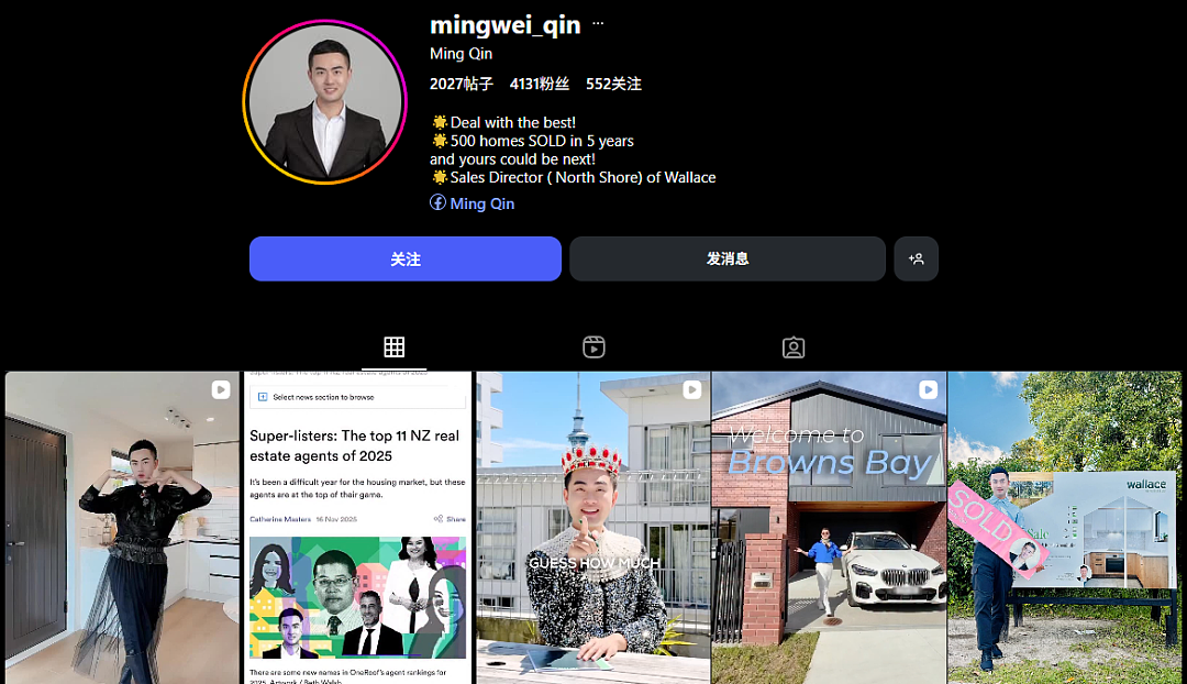 刚刚公布:华人霸榜新西兰地产中介排行榜!网红“小明哥哥”排第六:2.74亿(组图) - 6