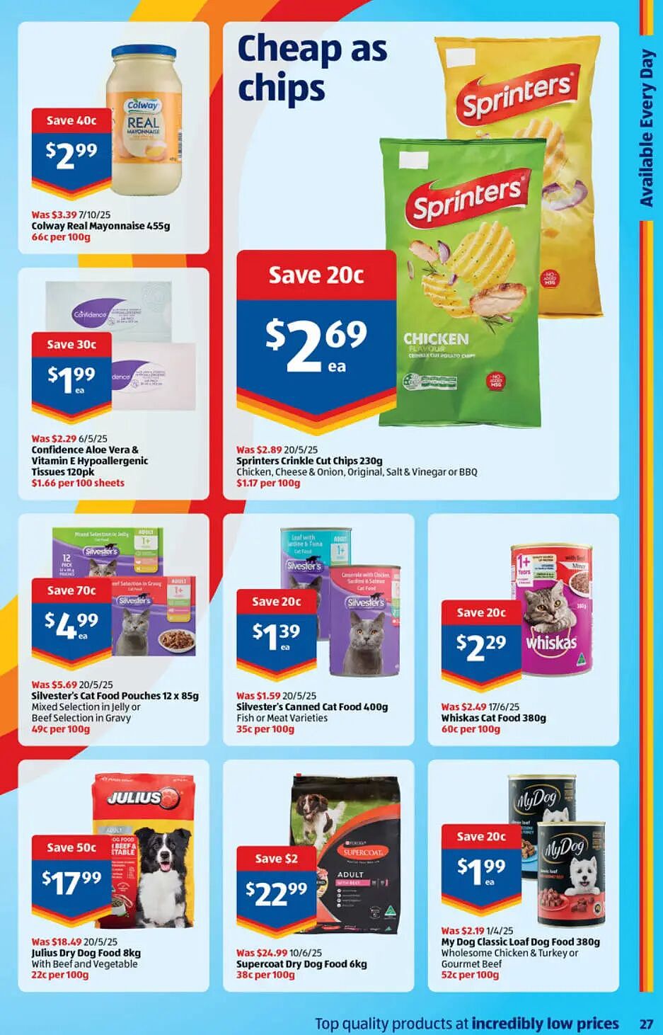 本周最新!澳洲各大超商折扣清单出炉,全品类好物触达历史低价!Woolworths、Coles、Aldi、UMall…(组图) - 124