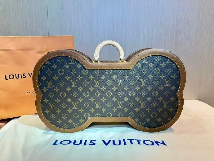 【爆笑】LV 14万的狗盆原来长这样?网友夺笋:这十几万要实在没地方花你给我!(组图) - 5