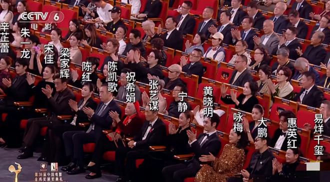 金鸡奖名场面!第1排大佬坐镇,咏梅表情管理,袁弘第5次当锦鲤(组图) - 10