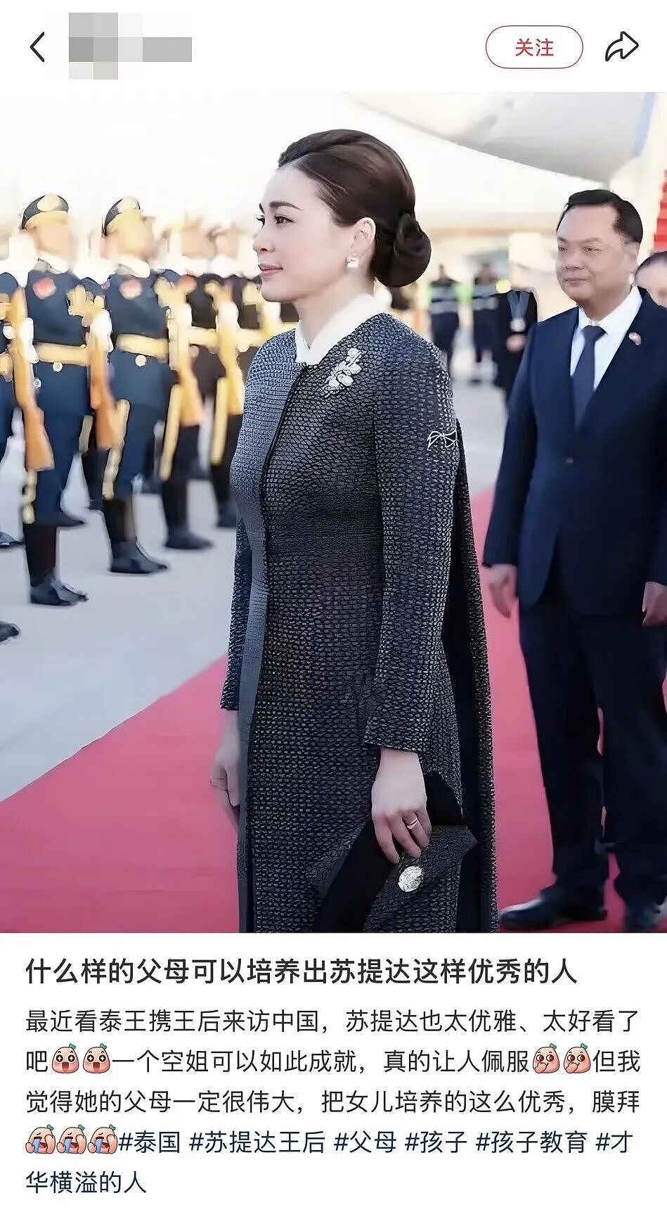 泰王访华，王后气场成焦点！这才是东方优雅天花板，网友追着学穿搭（组图） - 10