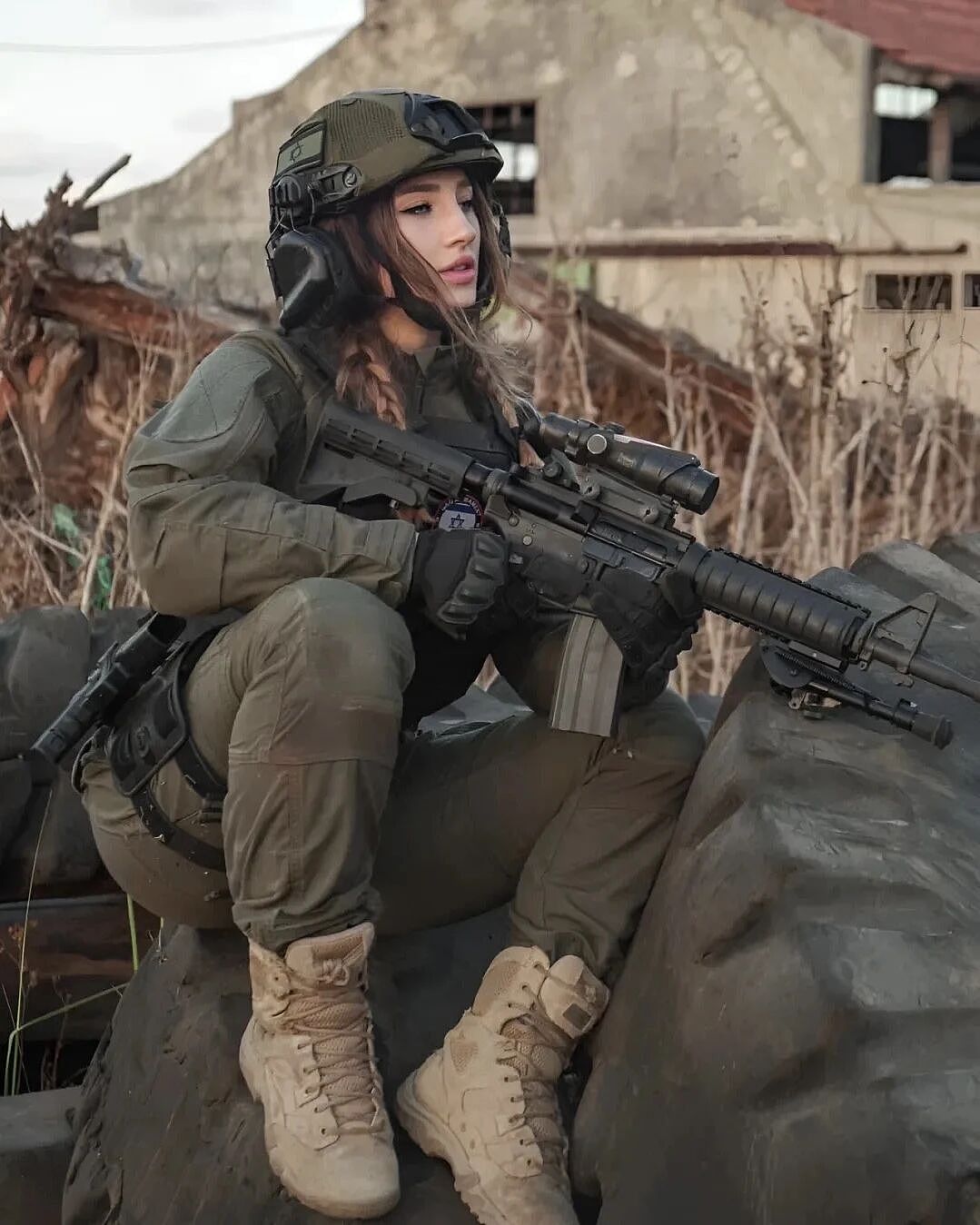 【美女】以色列女兵爱穿紧身裤？人人网红，堪比大片（组图） - 2