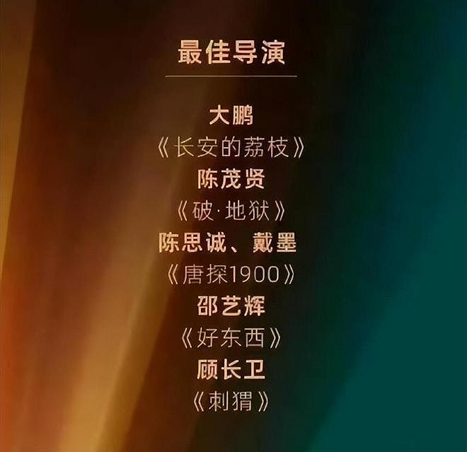 陈思诚夺金鸡最佳导演奖，邵艺辉仅有入围资格，到底哪里出了问题（组图） - 4