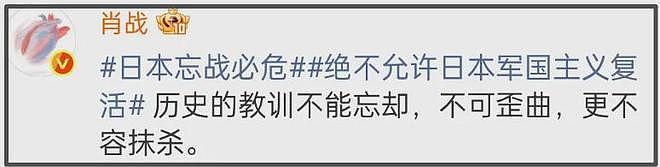 众星转发“日本忘战必危”,军嫂张馨予态度坚决,历史教训不能忘(组图) - 12