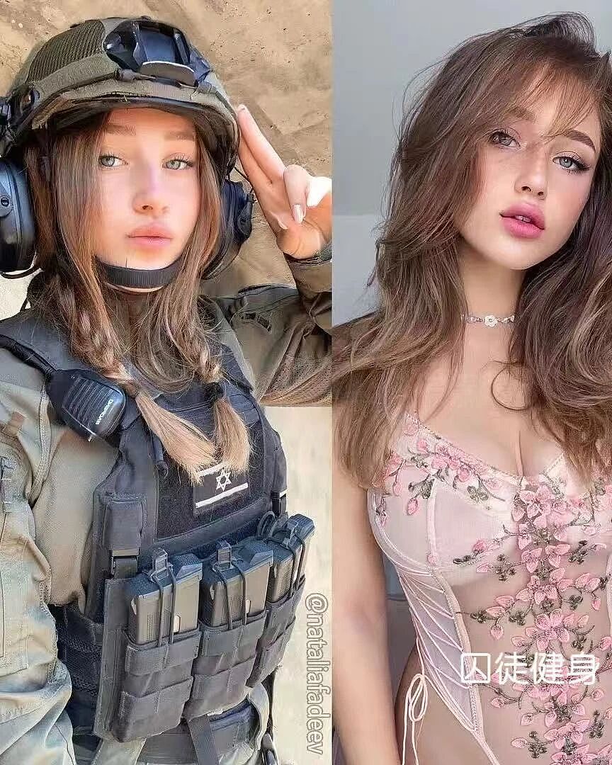 【美女】以色列女兵爱穿紧身裤？人人网红，堪比大片（组图） - 5