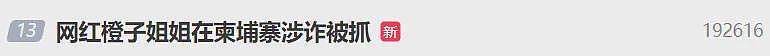 反转!网红橙子姐姐柬埔寨失联,家人全网急寻!竟因涉诈和贩运人口被捕(组图) - 3