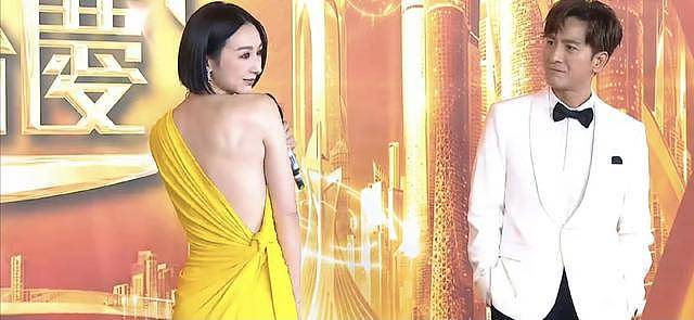 TVB台庆红毯直击！当家花旦穿深V礼服秀事业线（组图） - 6