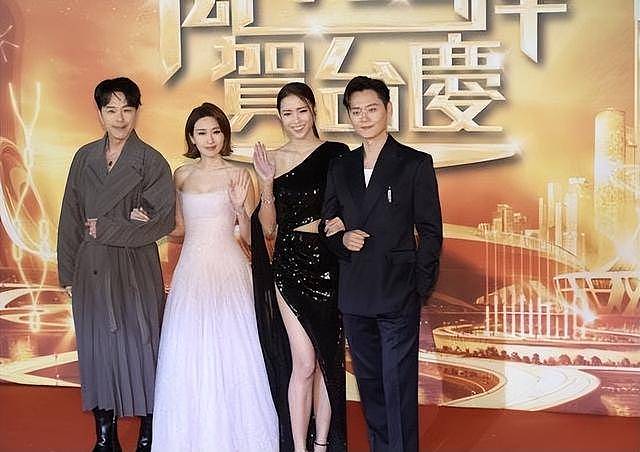 TVB台庆红毯直击！当家花旦穿深V礼服秀事业线（组图） - 9