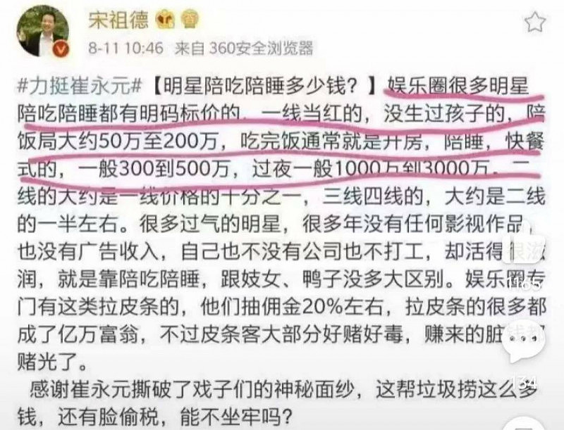 于朦胧案撕开陪睡黑幕!圈内人揭惊人价码(组图) - 2