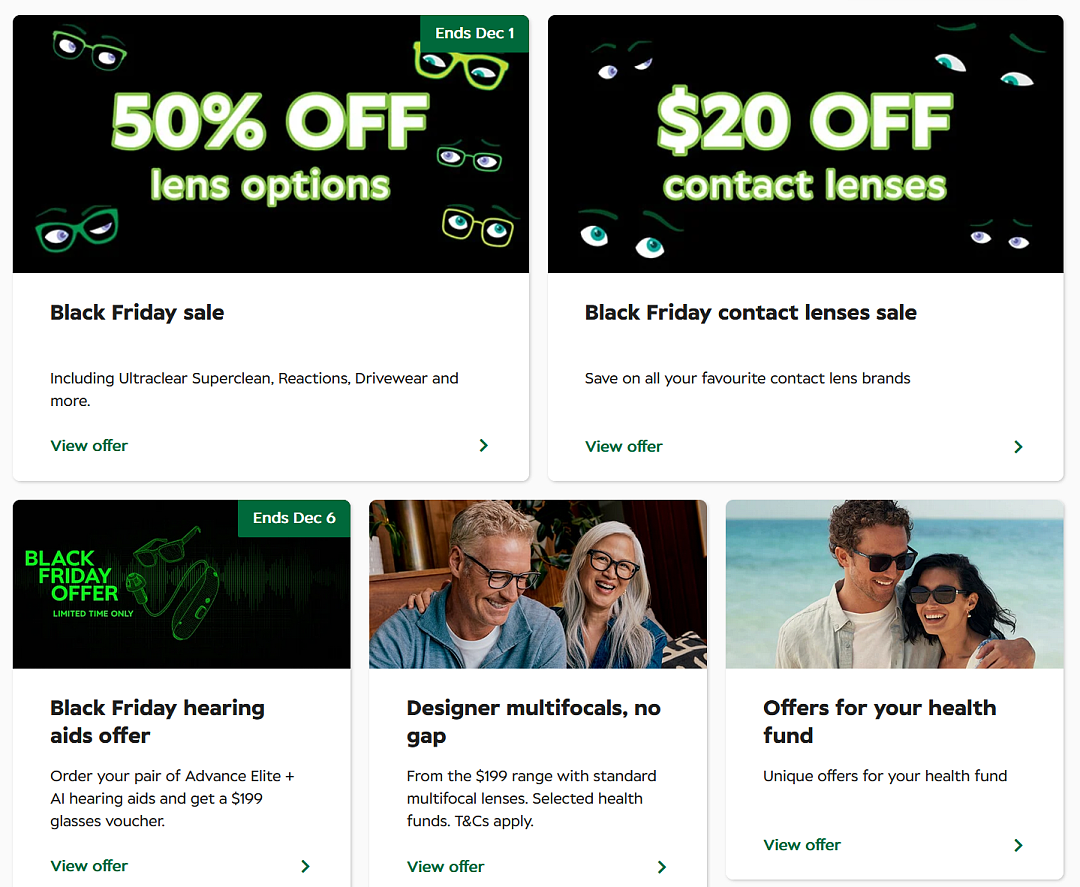 黑五活动开始！【Specsavers】镜片隐形特价（组图） - 1