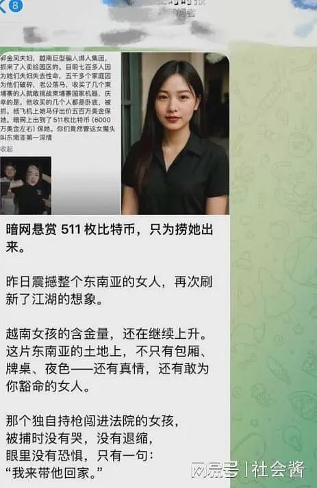 东南亚最后的大嫂爆火，暗网开出511枚比特币捞人，雇佣兵已前往（组图） - 9