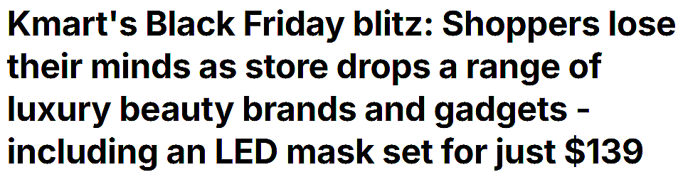 Kmart“黑五”折扣抢先看!海量爆款“打骨折”,11月27日开抢(组图) - 1
