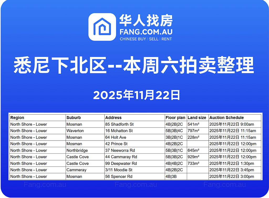 直击悉尼周末拍卖现场，拍卖结果实时更新！（组图） - 8