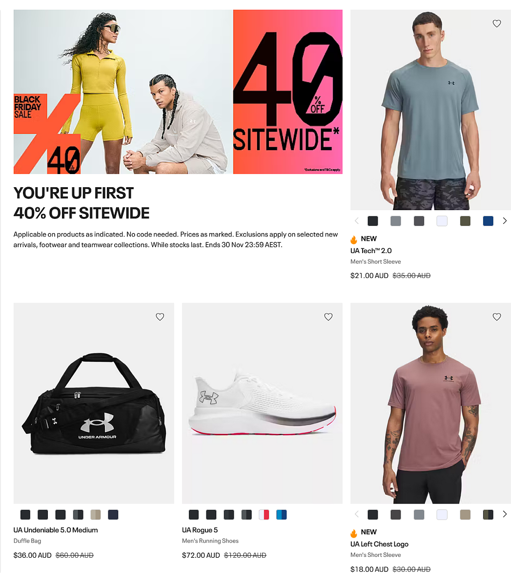 幅度再加码！【Under Armour】安德玛运动服饰，最新特卖 + 折上折（组图） - 1
