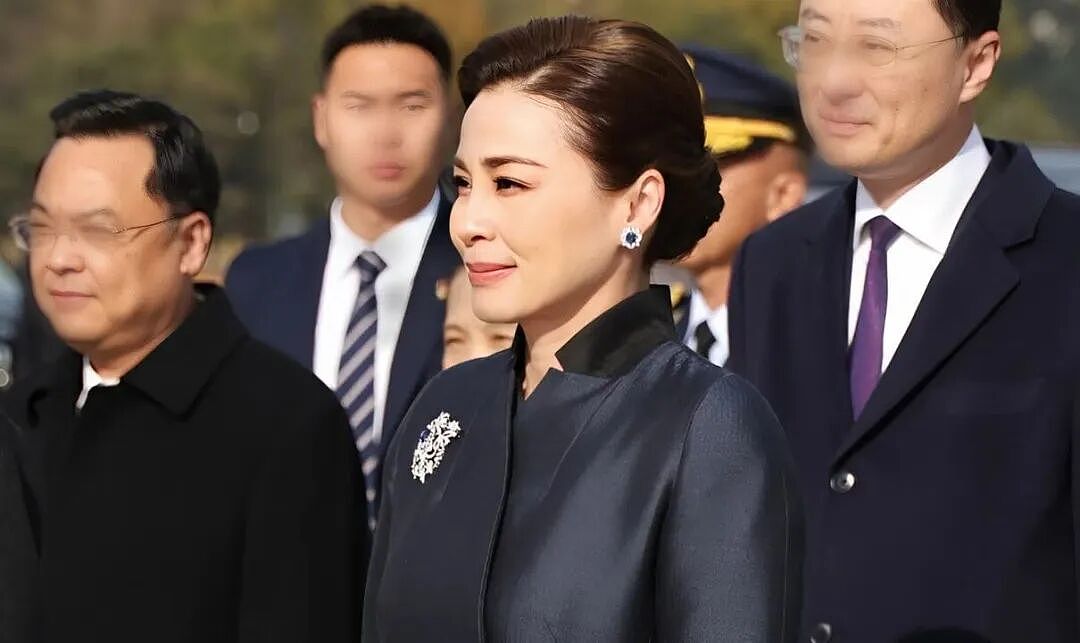 泰国王后在北京美艳杀疯，踩10厘米细高跟逛故宫，贵妃复宠被她秒了（组图） - 17
