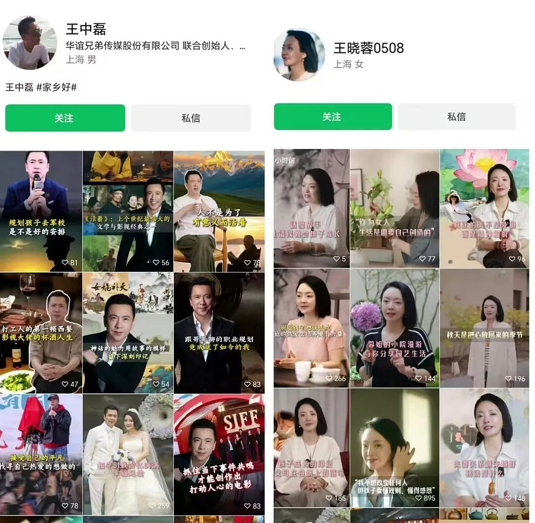 影视大佬王中磊夫妇开播短视频，准备带货？儿子账号广告报价2万元起！华谊兄弟7年亏超80亿元（组图） - 1