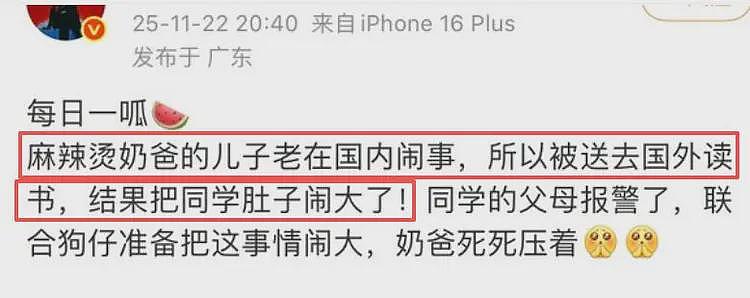 网传张亮儿子留学闯大祸！和女同学恋爱致怀孕，还被扒出关注伪娘（组图） - 4
