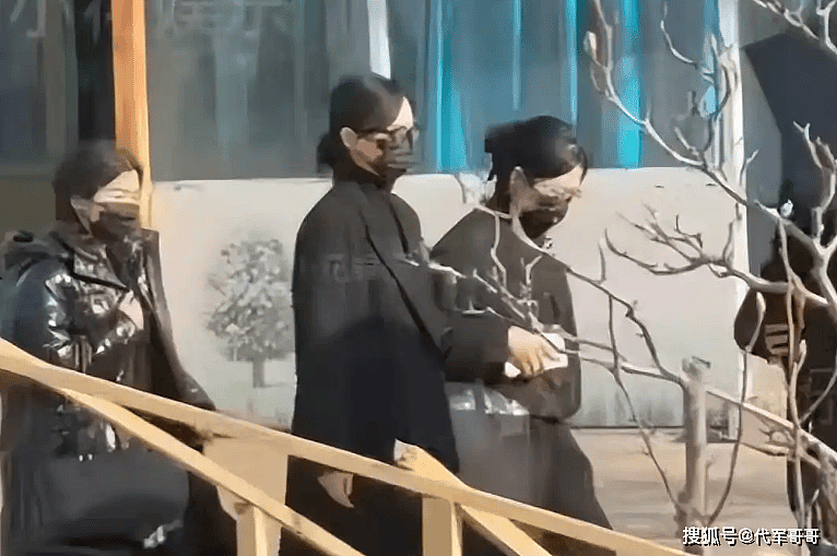 唐嫣现身公公追悼会！夫妻俩门口迎宾粉碎婚变传闻（组图） - 4